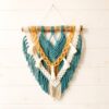 Macramé Tribal Unique: Création Artisanale par Karine Montbriand
